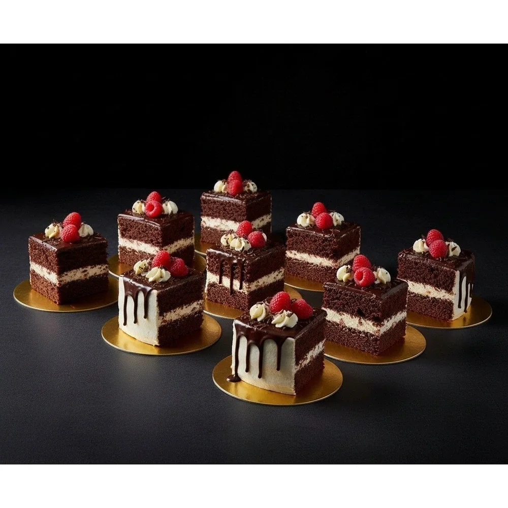 Gold Round Cardboard‎ Cake Boards Individual Pastry Bases 5.75 Inch 10 Pack